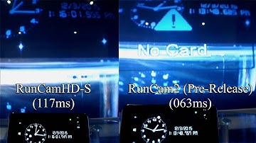 RunCamHD S vs RunCamHD2 Video Out Latency