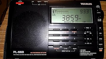 Tecsun PL-660 - Amateur radio listening @ 3859 kHz LSB