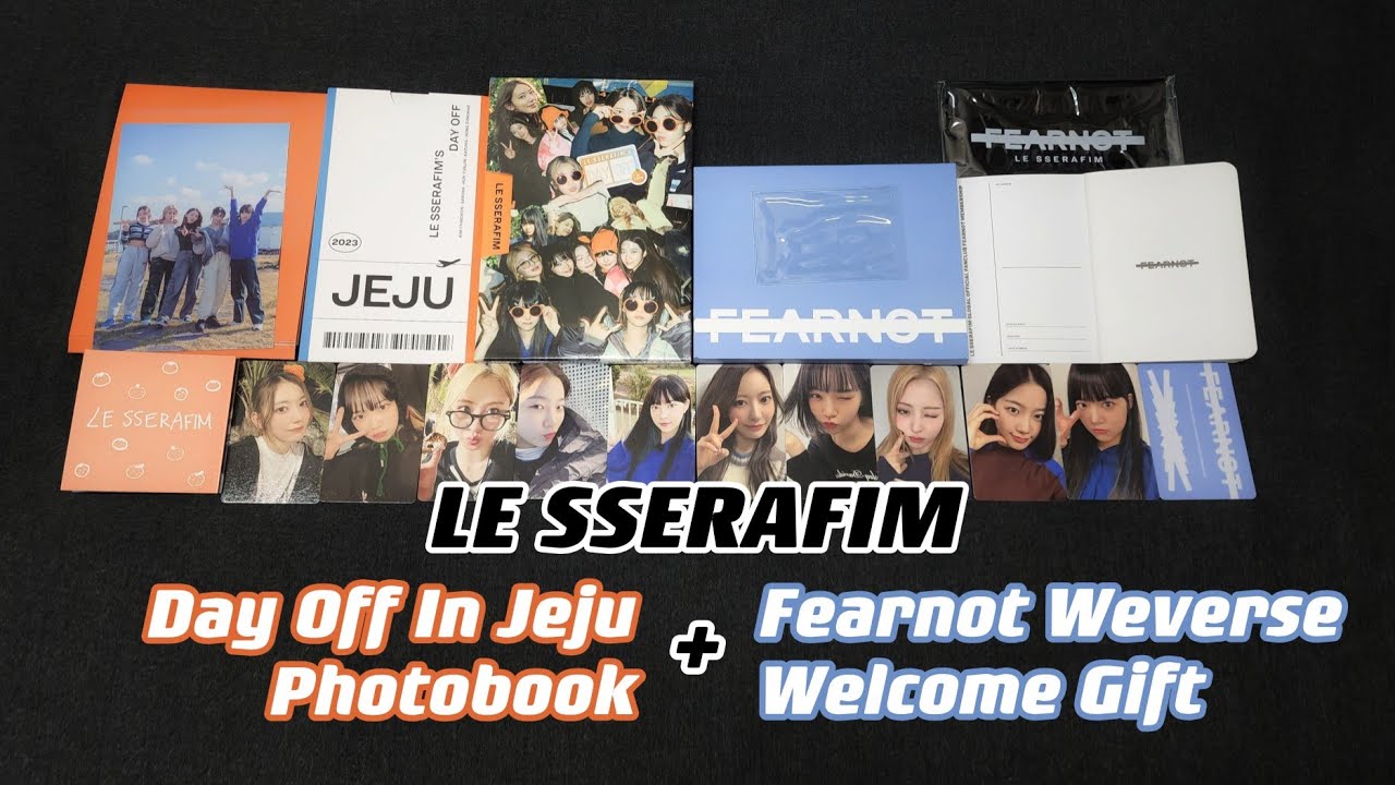 Unboxing] LE SSERAFIM - FEARNOT Membership Welcome Gift + Day Off