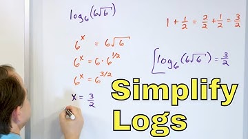 16 - Simplify Logarithms - Part 1 (Log Bases, Calculate Logarithms & More)