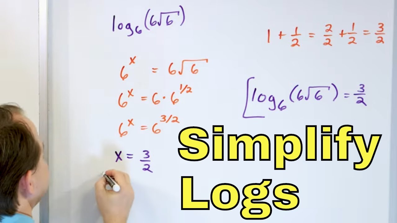 16 - Simplify Logarithms - Part 1 (Log Bases, Calculate Logarithms