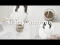 1hour study with me🎧|穏やかなピアノと過ごす勉強時間|pomodoro 25/5⏲️|筆記音・自然音🌳|作業用BGM