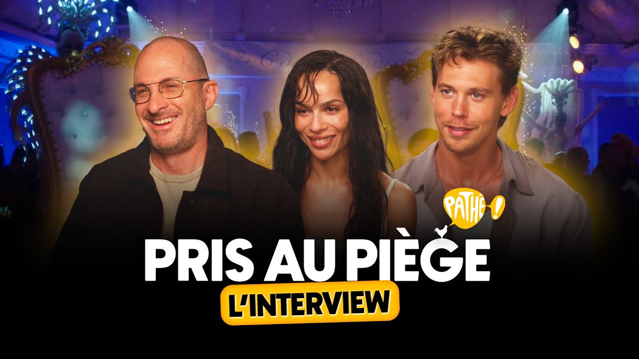 L'INTERVIEW - L'équipe de PRIS AU PIÈGE (Austin Butler, Zoë Kravitz & Darren Aronofsky)