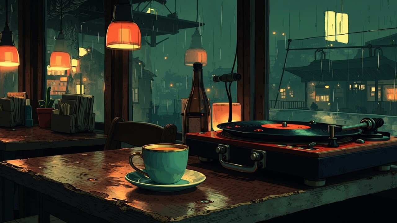 Лоу-фай биты для дождливых дней, расслабляющая музыка для учебы, инструментальный хип-хоп