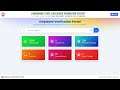 Employee Verification Portal – Modern Web UI #jslps  #website #trending #trend
