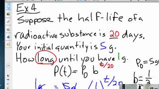 Precalculus 3.2 Exponential and Log Functions Example 4