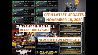 CrossFire Philippines:New Patch Update November 18, 2020 BLACK FRIDAY SALE & NEW LOTTO WEAPON SALE