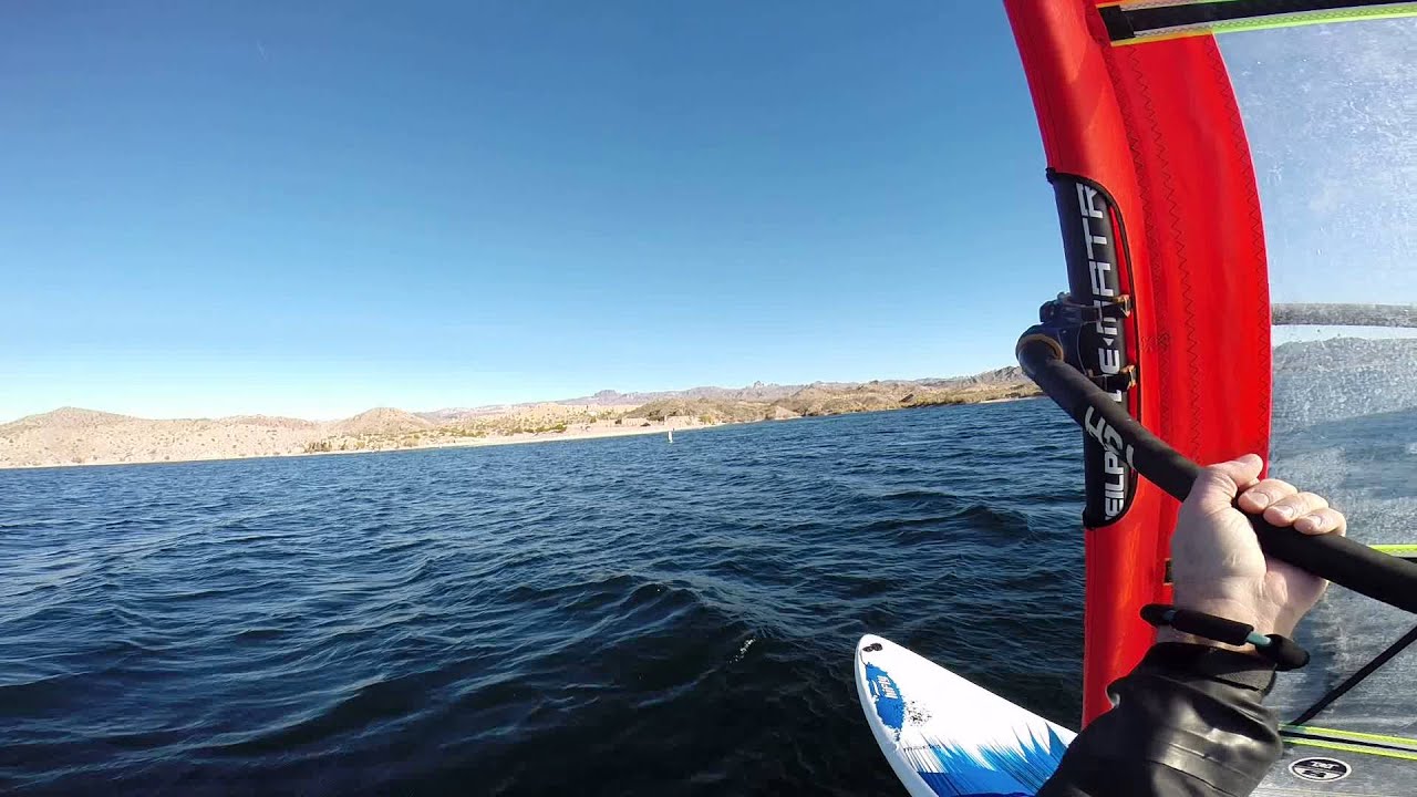 Windsurfing Lake Mohave 122313 YouTube