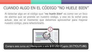07 Curso de Refactorización de Código en Java Code Smells
