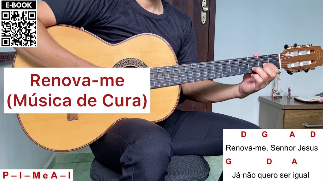 RENOVAME (cura) como tocar no violão [letra e cifra] YouTube