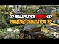 😍 10 NAJLEPSZYCH MAPEK DO  FARMING SIMULATOR 19 😍