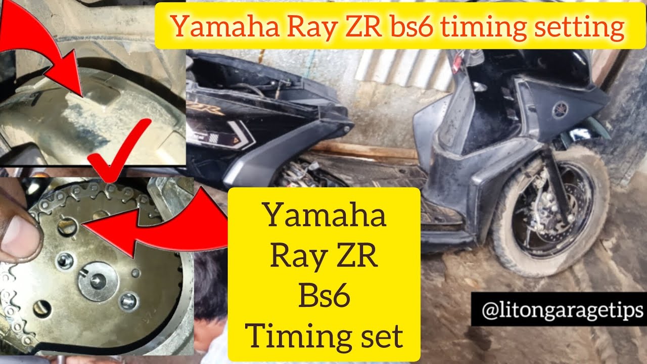 Yamaha Ray ZR bs6 125 timing setting kese kore