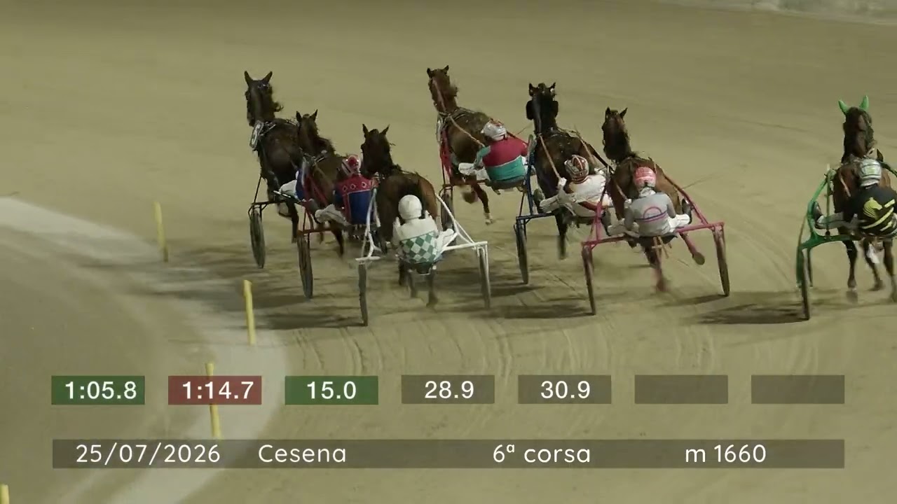 2026 07 25 | Corsa 6 | Metri 1660 | Premio Anact Delegazione Romagna