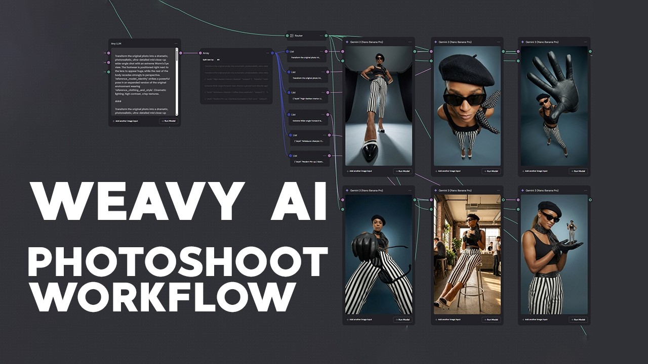 Weavy AI | Photoshoot Workflow - YouTube