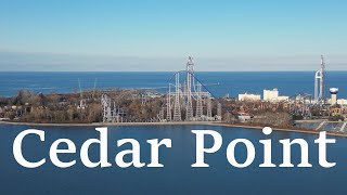 Cedar Point 4k drone footage