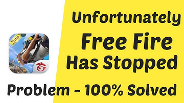 Unfortunately Free fire Has Stopped Problem Solved 2020 || Garena Free Fire Not open