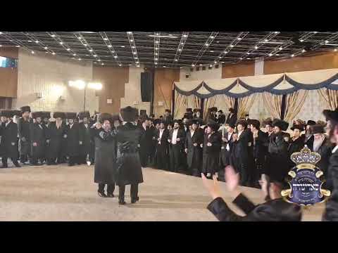 SKULEN Yerushalayim Rebbe Dances At Sadigura Yerushalayim Wedding Kislev 5786