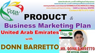 FVP UAE Product & Business Marketing Plan ENGLISH Donn Barretto #fvpUAE #fvpBMP #fvpEnglish #fvpME