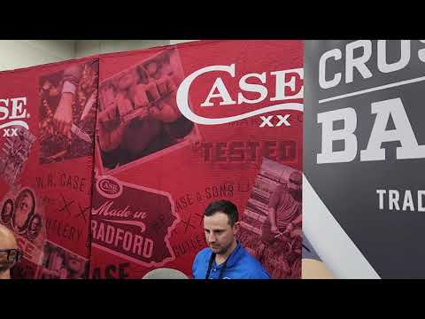 Case Knives booth at Blade West 2025 - USA Baby!