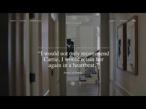Luxury Real Estate Video for Sotheby's International Realtor Carrie Goodman | San Francisco
