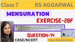 MENSURATION - Class 7 Maths - Exercise 20F - Question 14 - Chapter 20 - Rs Aggarwal - CBSE