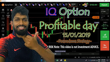IQ Option Profitable day (Part II) - Isanka Perera by using Poronduwa Strategy (15/01/2019)