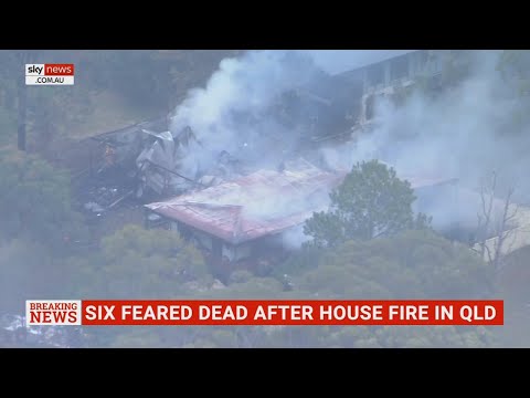 Six feared dead in Qld horror house fire