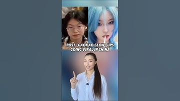 Post-Gaokao Glow-Ups Going Viral in China 🤩 #china #chineseculture #beauty#college#study#relatable