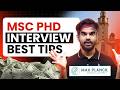 Crack PhD Interview | MSc Interview Tips | Top Government Institutes 🔥