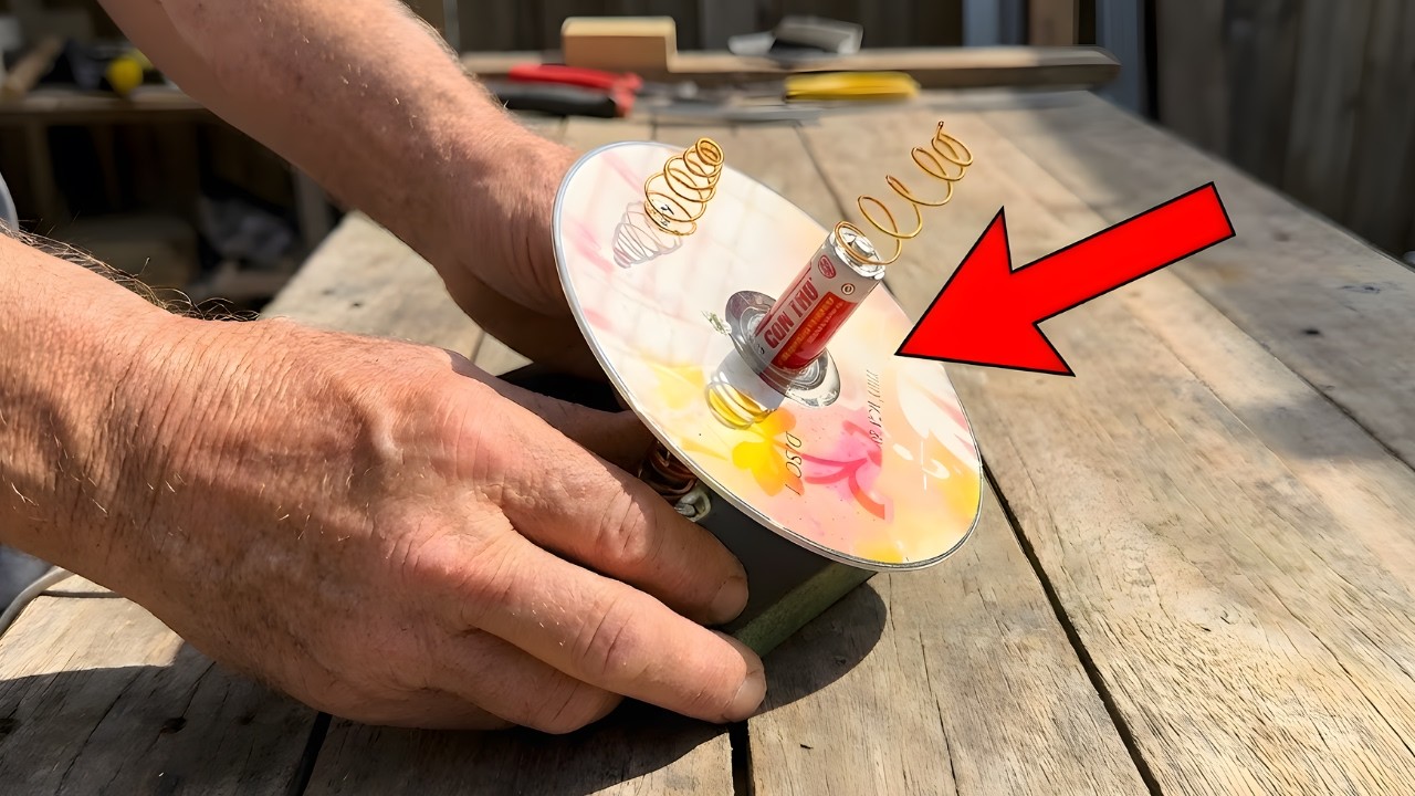 No Internet Needed! Powerful TV Signal Tool Using Just A CD And Battery 😱