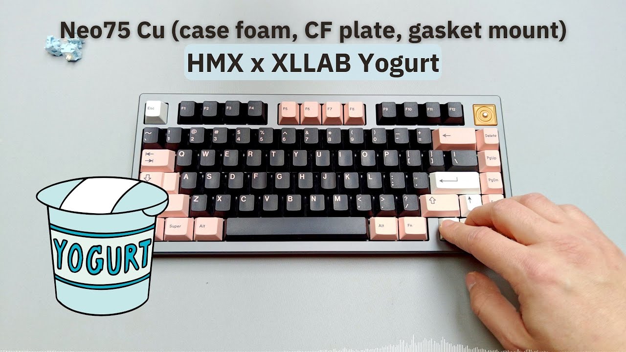 God that clacks! | XMX x XLLAB Yogurt | Neo75 Cu | sound test
