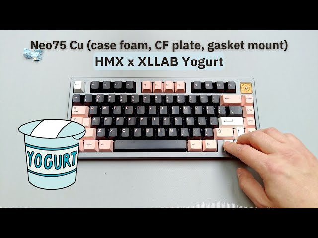 God that clacks! | XMX x XLLAB Yogurt | Neo75 Cu | sound test