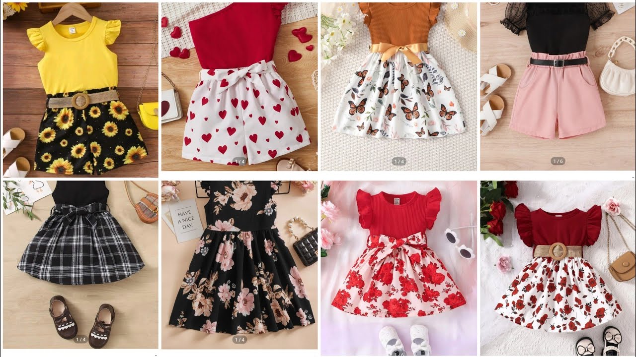 بأقل من 30 ريال اشتري لطفلتك اجمل ملابس اطفال بنات للعيد من شي ان ❤️💥