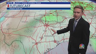 Tuesday Morning Forecast: Tracking severe weather potential for Friday