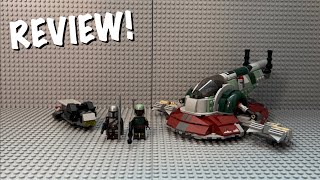 LEGO Star Wars Boba Fett's Starship (Slave One) Review (75312)