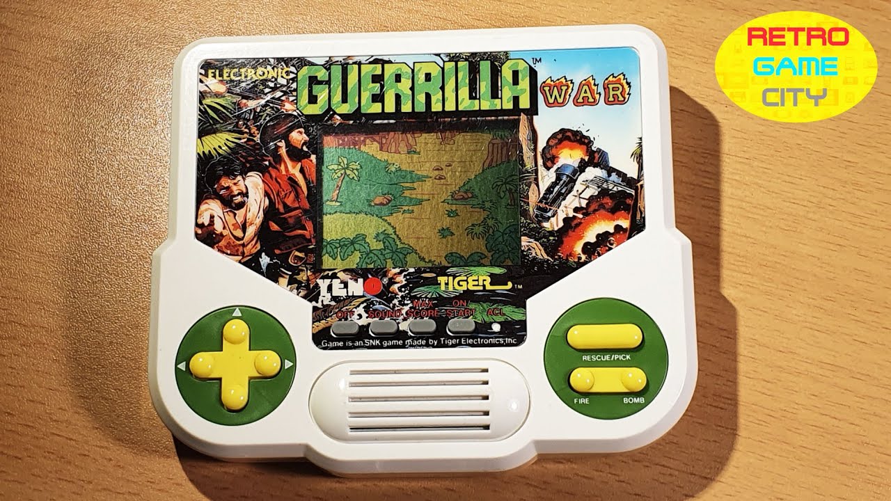YENO / TIGER Electronics Guerrilla LCD game - YouTube