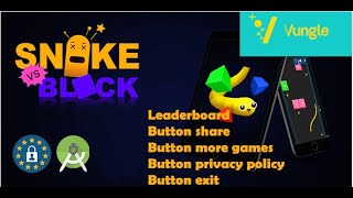 Snake vs Blocks Vungle + Leaderboard + Android Studio by rubel64 screenshot 1