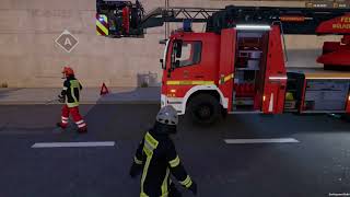 Baum droht auf Straße zufallen // Notruf 112 Die Feuerwehr Simulation 2