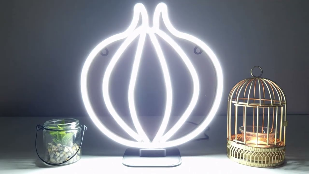 Onion LED Neon Sign #onion   #vegetables   #gastronomia