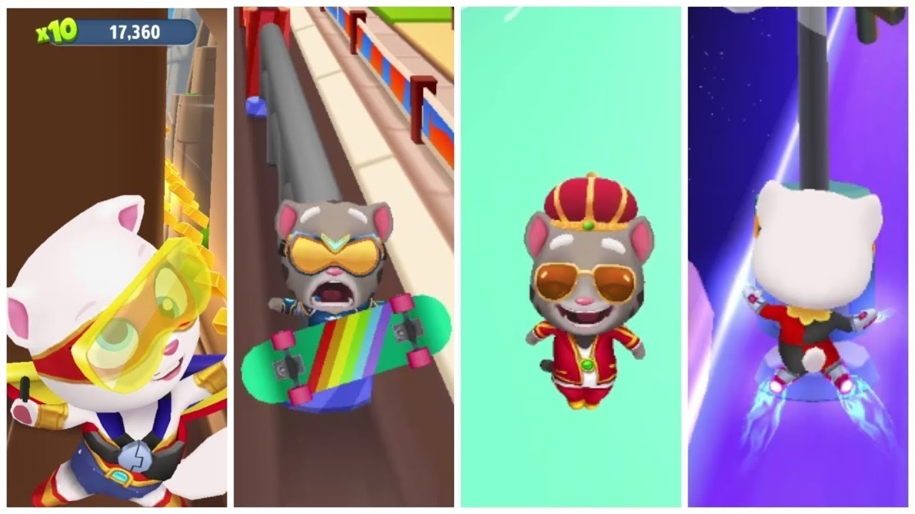 Talking Tom Gold Run - All Best Funny Fails