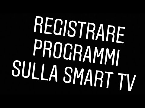 Video: Come Registrare Dalla TV
