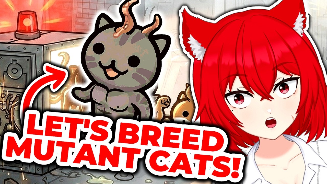 Breeding Mutant Cats in Mewgenics?! | 🔴LIVE VTuber Gameplay