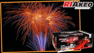 Riakeo Fireworks - Elegance | Starker Verbund mit Gold und Blau im Kaliber 30mm  [Neuheit 2024]