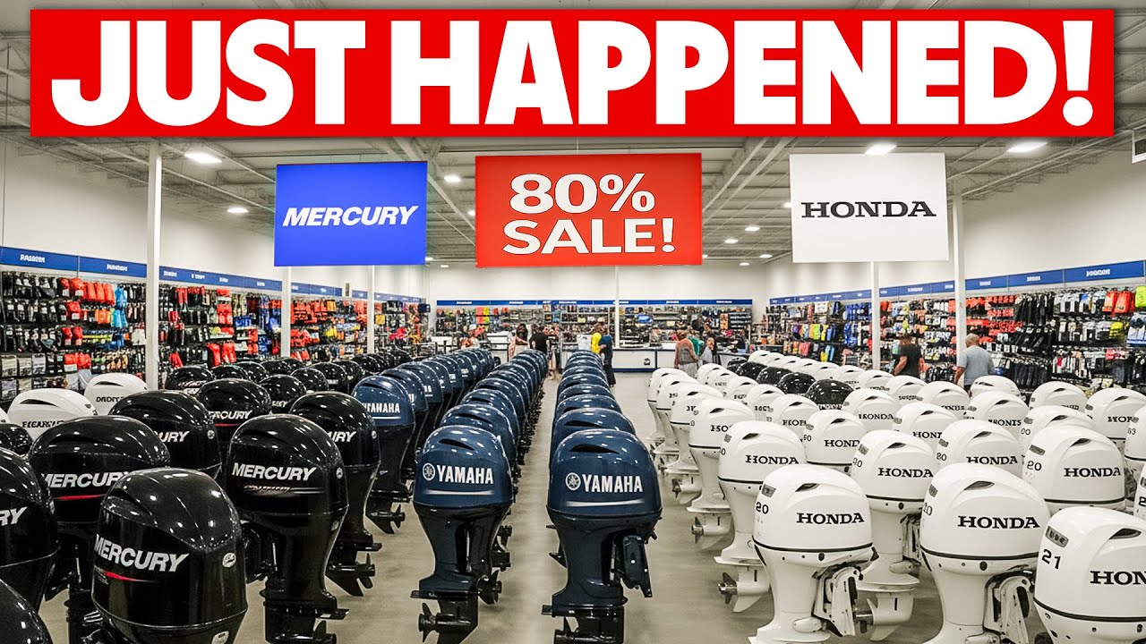 MILLIONS of LIKE-NEW Outboards Are Now Being DUMPED for Pennies (2025)