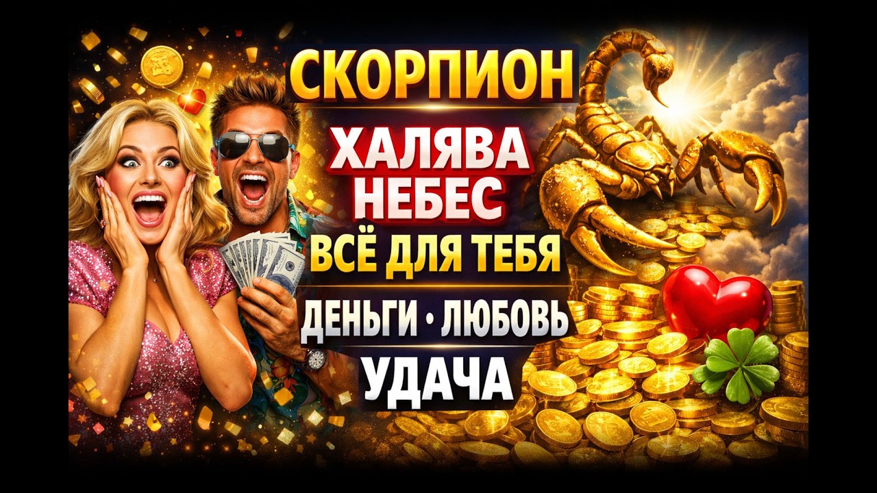 СКОРПИОН НЕВЕРОЯТНЫЙ ПОВОРОТ! УЗНАЙ КАК ИСПОЛЬЗОВАТЬ ХАЛЯВУ! Забудь Бедность и ВРАГОВ