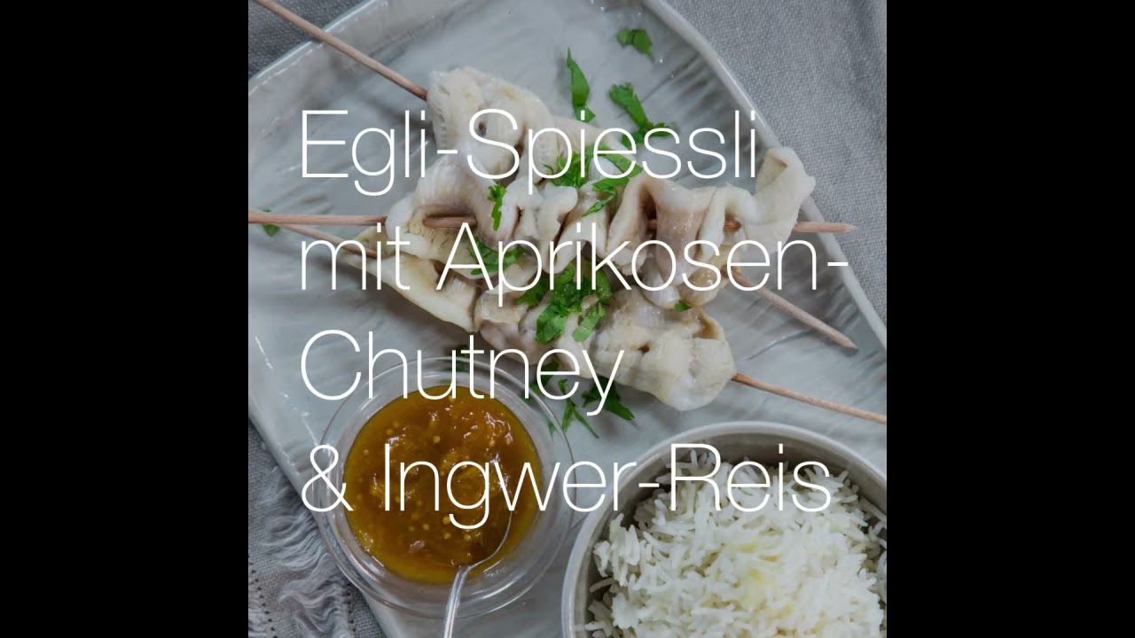 Egli-Spiessli mit Aprikosen-Chutney - Rezept von Betty Bossi &amp; Miele ...