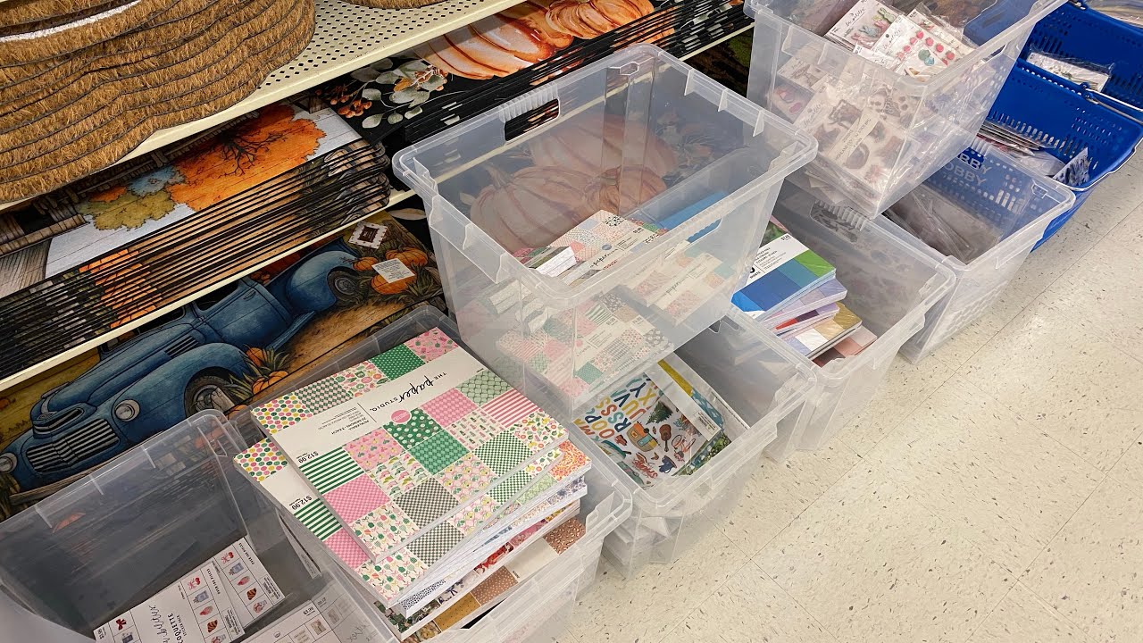 New Papercrafts at Hobby Lobby! Paper and Stickers! #hobbylobby - YouTube