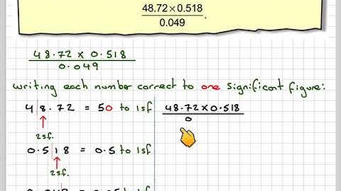 Estimating a calculation by rounding to one significant figure