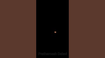 MARS above MOON on 27 March | Telescope + AI |#shorts | #viral | Lapsed video | #loop #astronomy