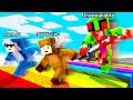 EVIL UNSPEAKABLE VS MOOSECRAFT VS 09SHARKBOY! - MINECRAFT FAN BATTLE